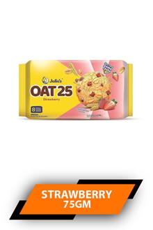 Julies Oats 25 Strawberry 75gm